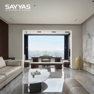 Finestra a Battente in Alluminio Resistente con Micro-Ventilazione per Casa e Villa, Solo Apertura a Battente - Product Image 1