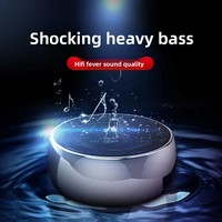 BS01 Enceinte Bluetooth portable 5W de poche, design métallique couleur unie, format MINI, lecture USB/TF, idéale pour l'extérieur et les fêtes, cadeau promotionnel