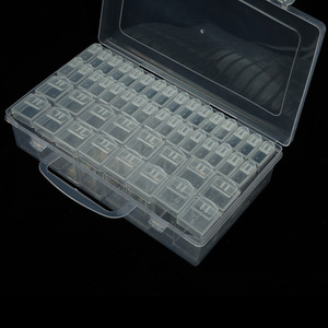 Transparent <b>Storage</b> <b>Box</b> With Partitions 26x13.7x6.2 Cm For Jewelry <b>Tools</b> Desktop Organizer Plastic Parts Container - Product Image 1
