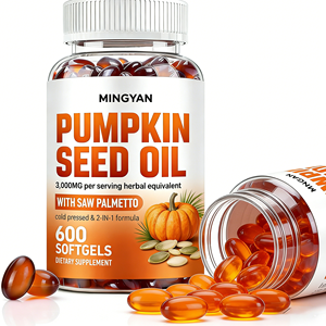 Экстракт тыквенного масла OEM для поддержки здоровья волос, мочевого пузыря и простаты, капсулы с тыквенным маслом в мягких желатиновых оболочках - Product Image 2