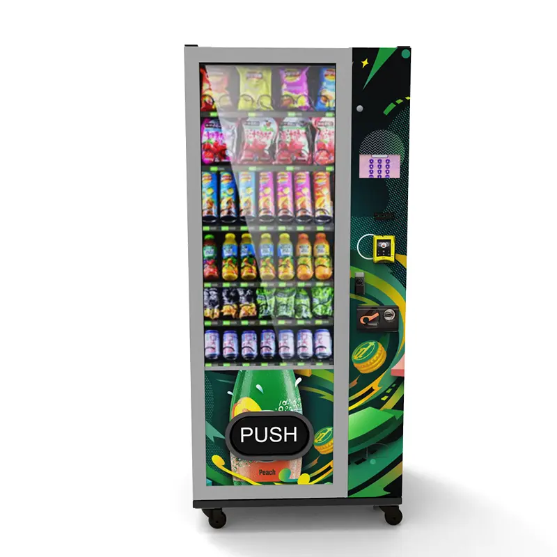 Zhongda 사무실/학교/공원 자판기 확장 된 음식 및 음료 Maquinas Expendoras 편의를 위해