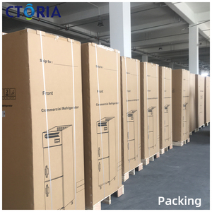 Automatic Factory Delivery CTORIA 500L Commercial Upright Deep <b>Freezer</b> Double Foaming Door Refrigerator KKF-06 Upright <b>Freezers</b> - Product Image 3