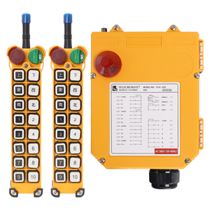 F24-16S phổ công nghiệp cần cẩu điều khiển từ xa đài phát thanh không dây Transmitter <span class=keywords><strong>Receiver</strong></span> 433Mhz 868MHz <span class=keywords><strong>PC</strong></span> nhựa sốc hoist - Product Image 1