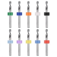 Micro-forets en carbure de tungstène pour circuits imprimés, tige droite 1/8 po, acier au carbure 135, outil de perçage de précision non revêtu, outils de tournage CNC