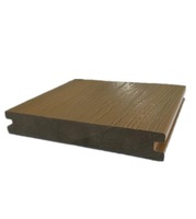 Plancher de terrasse en WPC extérieur, design moderne, antidérapant, écologique, imperméable, brossé, technique d'assemblage par emboîtement, 138*22.5mm