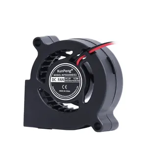 3D Printer Blower Fan 5015 12V 1.68A Magnetic Suspension Bearing Fan Plastic Centrifugal DC Cooling Turbo fan