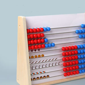 Enfants début mathématiques apprentissage jouet enfant en bas âge multifonctionnel numéro <span class=keywords><strong>calcul</strong></span> support en bois boulier mathématiques jouet - Product Image 5