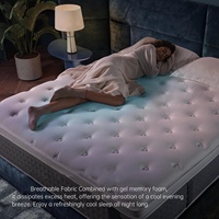 Matelas souple et ferme de 12 pouces pour hôtel 5 étoiles, lit compressé orthopédique de luxe Full Twin Xl King Queen Size, matelas en mousse dans une boîte