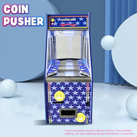 Machine de jeu à monnayeur Maker USA populaire avec fonction de changement de billets et poussoir de quarts