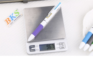 BKS LY7393 <b>Ballpoint</b> <b>Pen</b> with Custom Logo Lightweight Plastic Soft Rubber Grip Black Ink-Office/School/Gift Use in Stock - Product Image 4