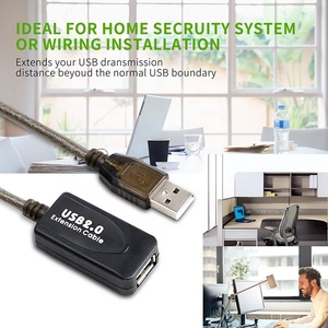 USB 2.0 một Nam để Một Nữ khuếch đại Repeater khuếch đại tín hiệu hoạt động khuếch đại <span class=keywords><strong>USB2.0</strong></span> Nam-Nữ mở rộng Booster Cable 5m 10m 20m 30m - Product Image 5