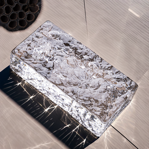Ladrillo de Vidrio Sólido Transparente de Alta Calidad, Bloque de Decoración para Construcción, Baño Industrial Moderno, Cocina Solar para Exteriores de 50 mm - Product Image 2