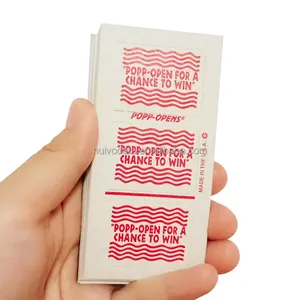 Peel Off Lottery Ticket Full Color Pull Tabs Gambling Cards Wholesale Pull Tab Tickets Supplier