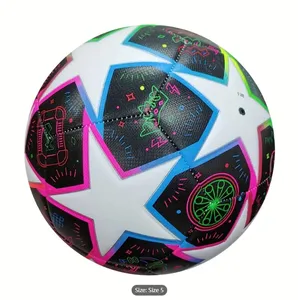 Hot Selling High Quality Custom Logo Soccer Balls Children's Soccer Ball With New Design Training Matches Entertainment Made PU