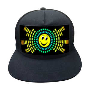 Casquettes lumineuses interactives personnalisées pour concerts et fêtes, <span class=keywords><strong>avec</strong></span> logo mobile, style hip-hop, casquettes lumineuses pour hommes et femmes - Product Image 5
