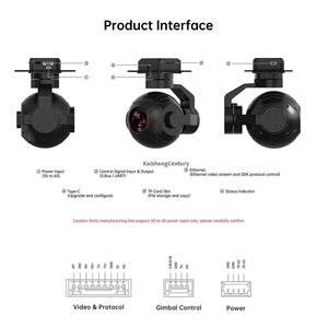SIYI ZR10 2K 4MP 30X Hybrid Zoom <b>Gimbal</b> <b>Camera</b> Starlight Night Vision 3-Axis <b>Stabilizer</b> Lightweight Black 381g Drone Pod UAV - Product Image 6