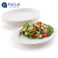 Bagasse biodégradable événement restauration assiette ronde vaisselle bagasse assiette restauration écologique