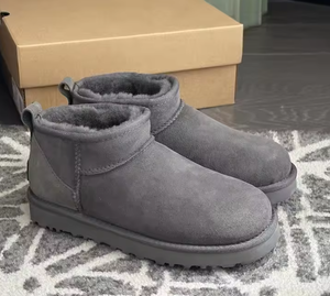 Stivali in Pelle di Pecora per Donna, Scarpe Invernali in Lana, Vendita <span class=keywords><strong>Online</strong></span> T - Product Image 1