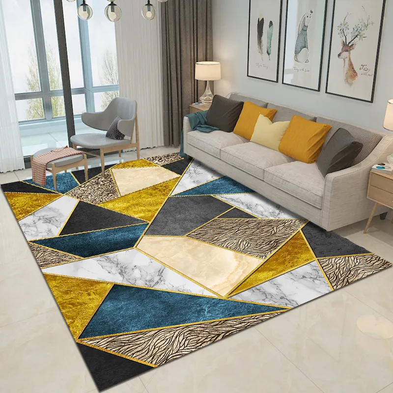 High quality custom rugs dropshipping 3d Printed carpet Geometric pattern big carpets and Rugs large rugs for living room