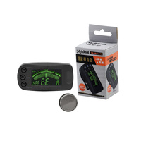 Metronom Tuner Digital untuk Gitar Akustik Gitar Klasik Ukulele Biola Aksesori Alat Musik Multifungsi