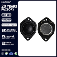 Haut-parleur tweeter robuste de 1,25 pouce, 8 ohms, 20 W, accessoires, tweeter durable pour système audio intérieur commercial
