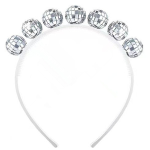 70s 80s Disco Party Ball Decor Boule a Facette Disco Mirror Dall Collier Disco Ball Boucles d'oreilles School Festival Stage Props - Product Image 5
