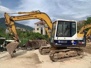 Il vecchio modello 6ton usato komatsu Mini escavatore PC60-5 usato komatsu piccolo escavatore scavatore komatsu Pc60 escavatori idraulici per la vendita - Product Image 2