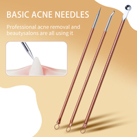 Kit de manucure professionnel personnalisé en acier inoxydable, 9 pièces, bleu et marron, pour le soin des oreilles, avec emballage en cuir