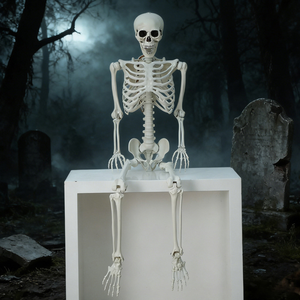 Squelette d'Halloween <span class=keywords><strong>de</strong></span> simulation humaine, accessoires <span class=keywords><strong>de</strong></span> décoration pour fête d'<span class=keywords><strong>horreur</strong></span>, squelette d'<span class=keywords><strong>horreur</strong></span>, enseignement <span class=keywords><strong>de</strong></span> <span class=keywords><strong>l</strong></span>'<span class=keywords><strong>anatomie</strong></span> humaine - Product Image 2