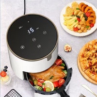 Essentiel pour la perte de poids Contrôle intelligent Capacité ultra-large Sans huile et faible en gras Plats sains cuits au four et frits Friteuse à air