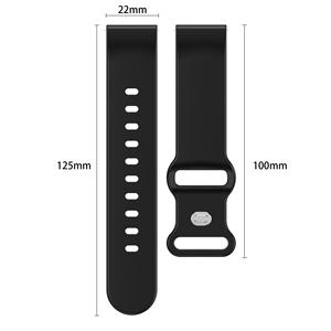 Correa de Reloj Inteligente de Silicona Upro de 18 mm, 20 mm, 22 mm para Samsung Galaxy Watch5 Pro, Correa de Silicona con Hebilla de Mariposa - Product Image 6