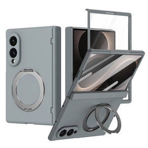 Funda Magnética Mate para Teléfono, para Samsung Z Fold 8 Ultra 7 6 5, con Protección de 360 Grados °   Protector de Pantalla Frontal con Anillo, Funda Antigolpes - Product Image 1
