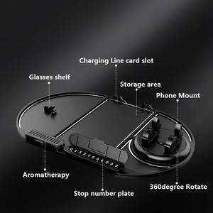 Almohadilla adhesiva antideslizante de silicona para salpicadero, accesorios de <span class=keywords><strong>Interior</strong></span> de <span class=keywords><strong>coche</strong></span> para tarjeta de número de estacionamiento, Kits de <span class=keywords><strong>Interior</strong></span> de almacenamiento de Cable de llave - Product Image 6