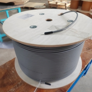 PoE giám sát cat6A rắn dây dẫn tinh khiết Đồng f/UTP 23AWG cmx lửa-đánh giá 8-Conductor PVC Áo khoác cáp <span class=keywords><strong>Ethernet</strong></span> cho CCTV - Product Image 2