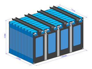 แบตเตอรี่ลิเธียม 51.2V 300ah 400ah 500ah 600ah 700ah - Product Image 4