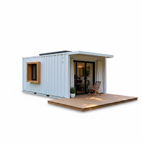Maison conteneur préfabriquée contemporaine extensible de qualité supérieure, durable, bureau mobile de luxe, boutique de petit-déjeuner, fleuriste