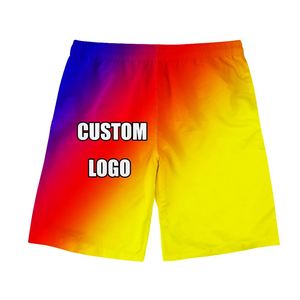 Impression à la demande homme Shorts de plage natation LOGO personnalisé/Design/texte livraison directe vêtements plage hommes maillots de bain hommes garçons maillot de bain - Product Image 1