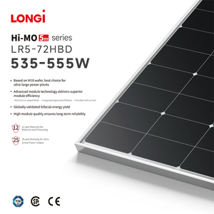 Hot bán longi năng lượng mặt trời tấm điện 525W-555W với perc & nửa di động công nghệ trực tiếp từ Châu Âu kho - Product Image 4