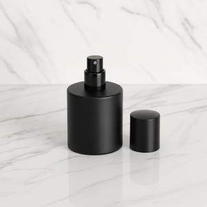Flacon de parfum en verre à vaporisation fine de mode moderne 30ml/50ml/100ml Noir mat Cylindrique Marque <span class=keywords><strong>Bo</strong></span> Fang Province du Jiangsu Original - Product Image 5
