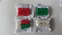 6 pièces, organisateur de câbles magnétique noir en plastique, étanche, antichoc, anti-poussière, pour câbles de données de téléphone portable