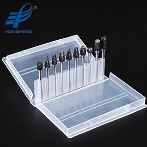 ACDEFGHLMN06M03 Set singolo taglio rame brasato carburo di tungsteno File di bave rotanti per la macinazione sbavatura taglio - Product Image 2