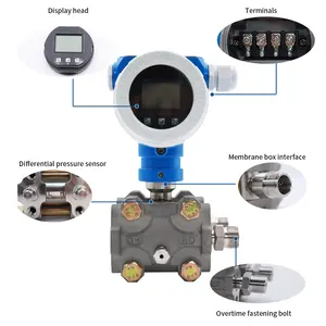 WNK 4-20mA 10Kpa~700Bar Smart Differential Pressure Transmitter With Hart