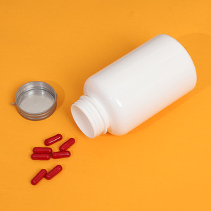 <b>200ml</b> tear-off <b>bottle</b> with tear-off cap, cylindrical PET plastic solid health supplement food calcium tablet <b>bottle</b>, blueberry - Product Image 2