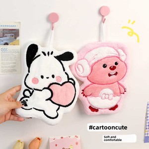 <span class=keywords><strong>Toalla</strong></span> <span class=keywords><strong>de</strong></span> Mano Personalizada <span class=keywords><strong>de</strong></span> Felpa <span class=keywords><strong>de</strong></span> Coral con Diseño <span class=keywords><strong>de</strong></span> Dibujos Animados, Gruesa, Absorbente y Sin Pelusas para Baño - Product Image 2