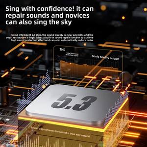 ลำโพงคาราโอเกะไร้สาย Aula K-Song พร้อมไมโคร<span class=keywords><strong>โฟ</strong></span>นในตัว ระบบ Android 11 ไฟ RGB หน่วยความจำ 32GB หน้าจอ 2.5 นิ้ว ลำโพง 66 มม. - Product Image 5