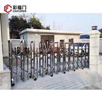 Haute qualité 304 acier inoxydable Push-Pull rétractable barrières de circulation en gros télescopique isolation clôture route utilisation extérieure