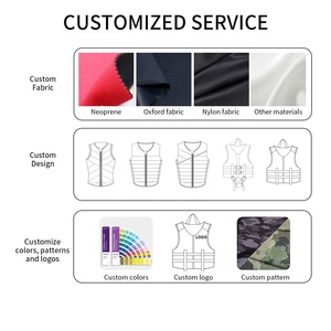 Gilet personalizzato Prozipca in Neoprene per adulti di sicurezza marina galleggiante in PVC schiuma Wakeboard impatto Chaleco Salvavidas Custom Life - Product Image 6