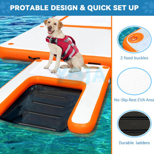 Rampa/Escalera Flotante Inflable <span class=keywords><strong>para</strong></span> Perros de Grado Comercial - Duradera y Ecológica con Capacidad de 100-500 kg - Product Image 3