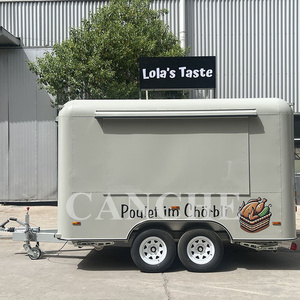 Camion de restauration mobile avec concession DOT CE Kiosque à hot dog pour crème glacée Chariot à café Remorque de restauration avec cuisine complète équipée - Product Image 4