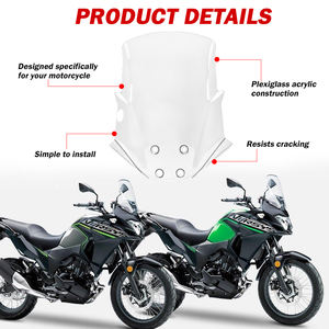RACEPRO Versys-X300 déflecteur de vent de pare-brise pour <span class=keywords><strong>Kawasaki</strong></span> Versys X-<span class=keywords><strong>300</strong></span> VERSYS-X <span class=keywords><strong>300</strong></span> 2017 2018 2019 <span class=keywords><strong>2020</strong></span> 2021 - Product Image 3